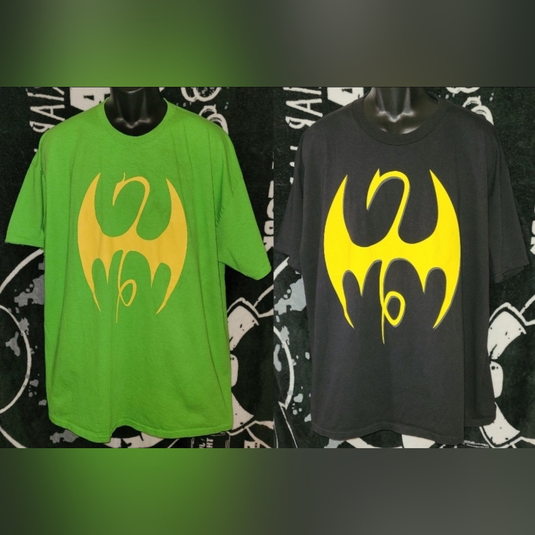 WelovefineMarvelBundle 2 Iron Fist ShirtsSize 2xl